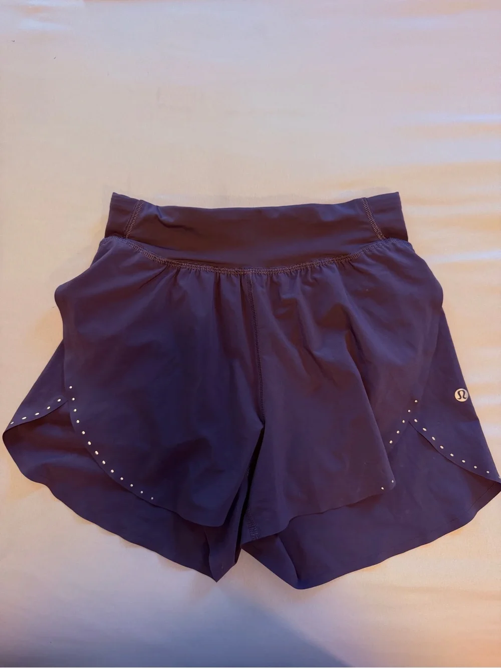 lululemon athletica Women's Navy Purple Athletic Skort with Stud Accents